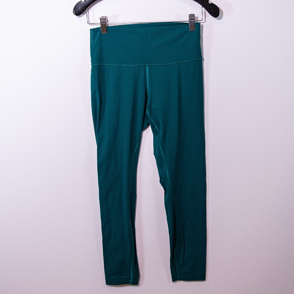 Lululemon Women's Wunder Under Train High-Rise Tight 25" Storm Teal Legging Pant